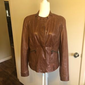 Vince leather jacket large